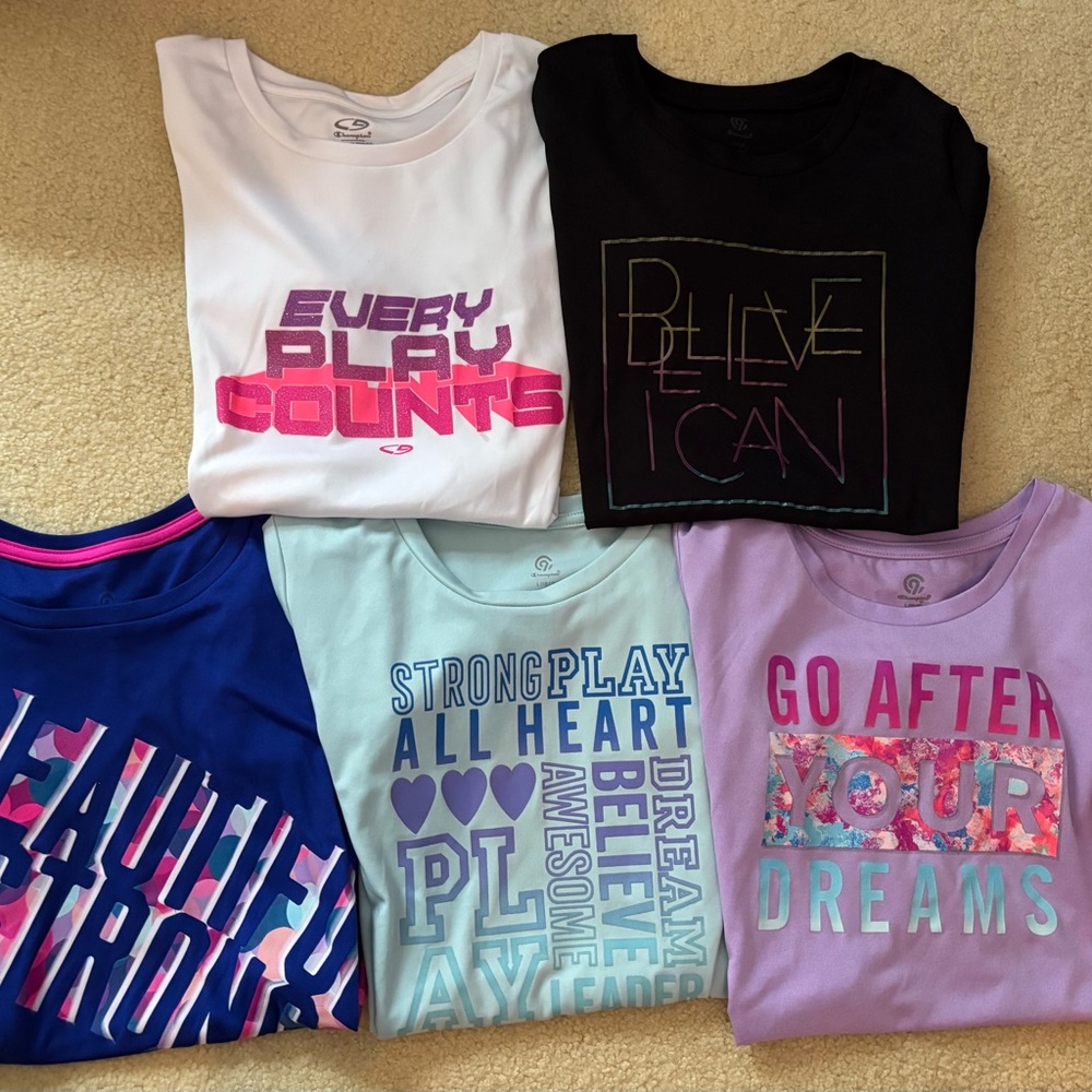 Champion C9 Girls Inspirational Dri-fit Tee Lot